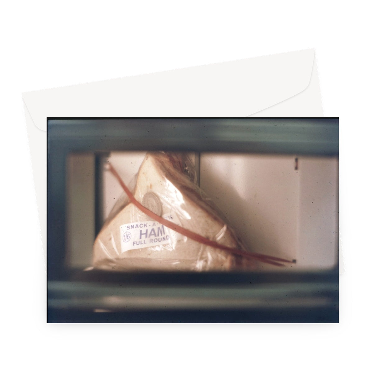 Ham Sandwich In London's West End by Bob Hyde, 1960s - Greeting Card