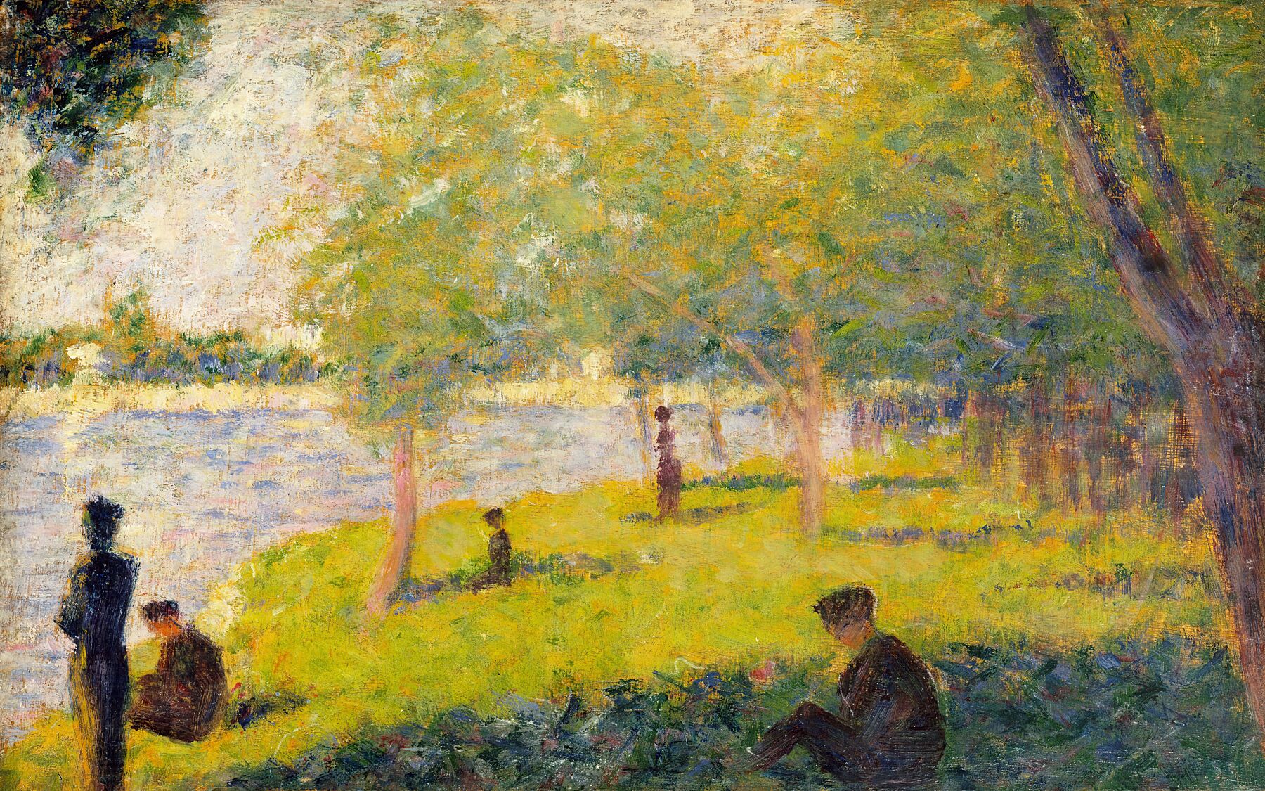 Study for a Sunday on La Grande Jatte by Georges Seurat - 1884