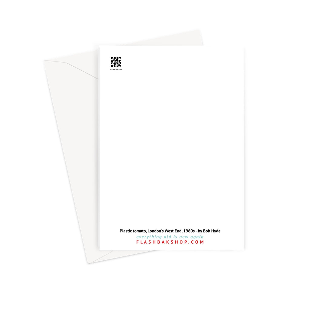 Plastic Tomato by Bob Hyde, 1960s - Greeting Card