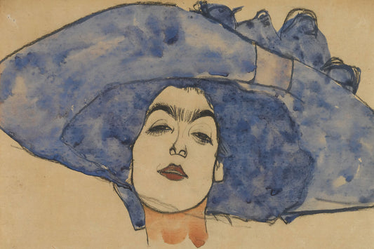 Retrato de Eva Freund por Egon Schiele - c. 1910