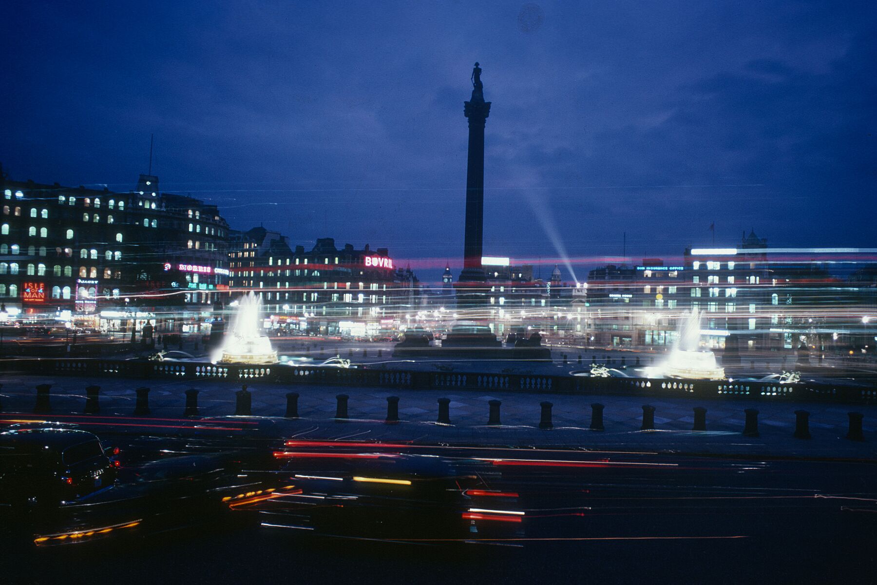 Trafalgar Square London by Gerry Cranham - November 1966 