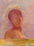 Closed Eyes by Odilon Redon - 1889