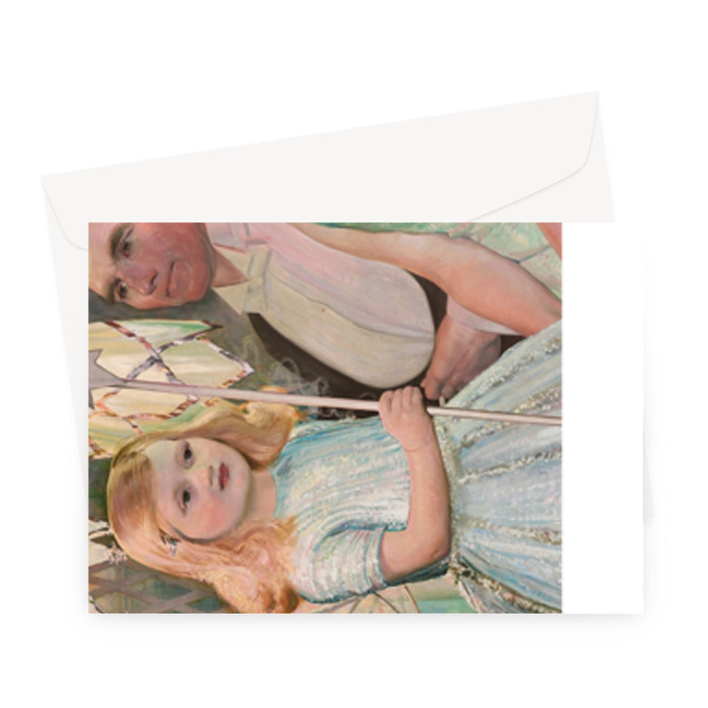 In fancy dress at Christmas by Harry Linley Richardson, c.1930 - Greetings Card