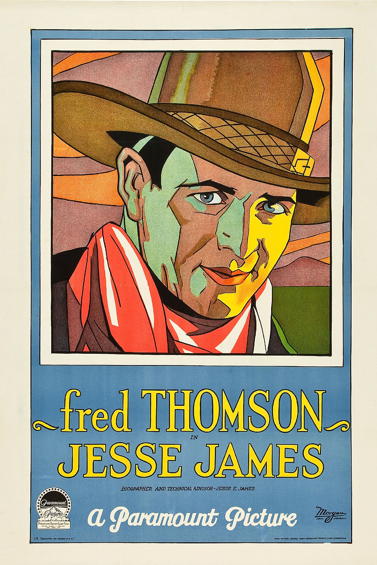 Jesse James Movie Poster - 1927