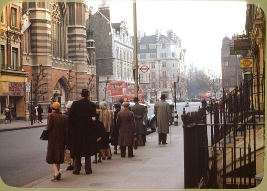 Sloane Street, Knightsbridge in London by Chalmers Butterfield - c.1949