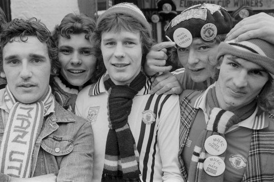 'I Hate Chelsea': Aficionados del Manchester United por Iain SP Reid, c. 1977.