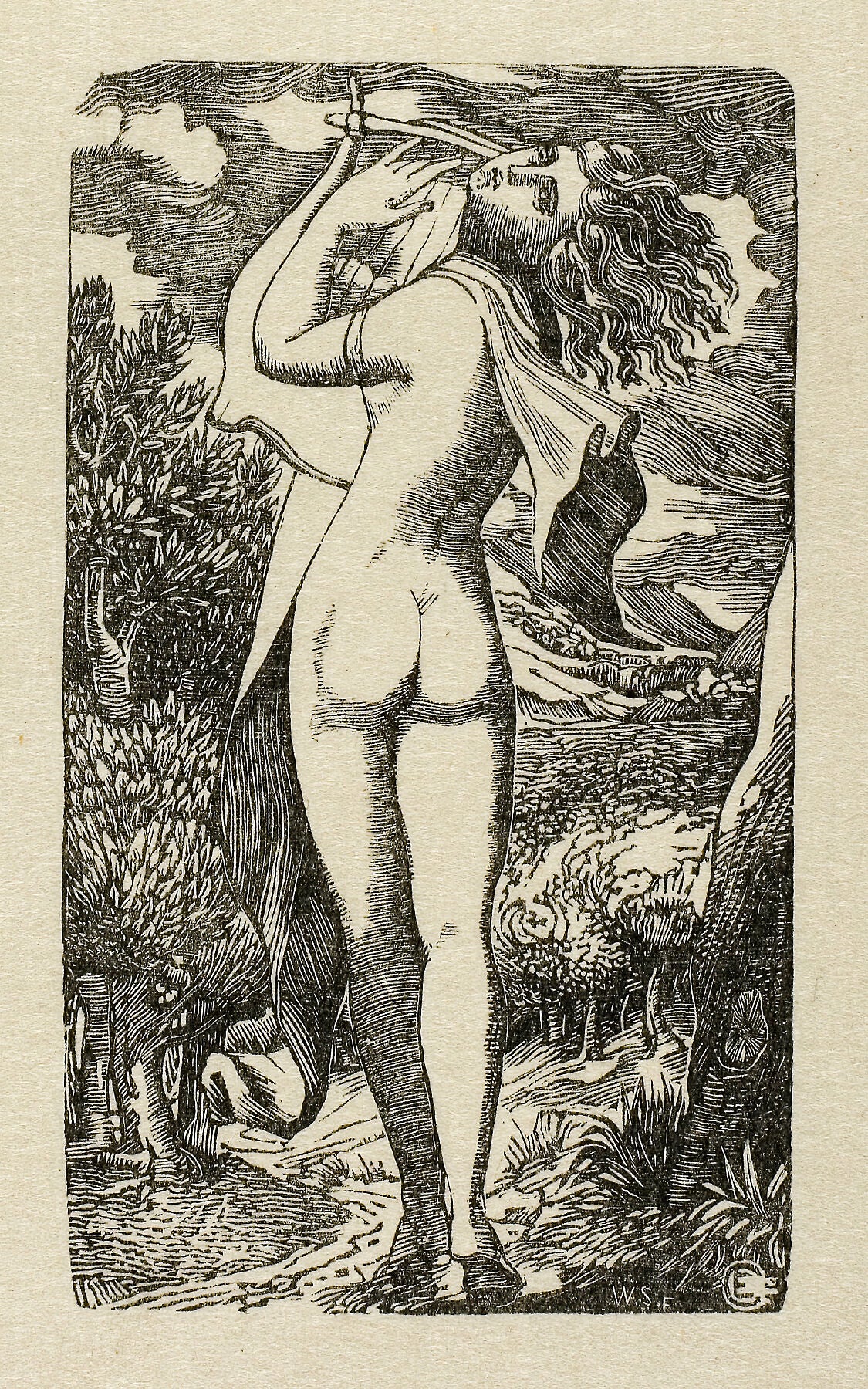The Bacchante by Edward Calvert - c.1850