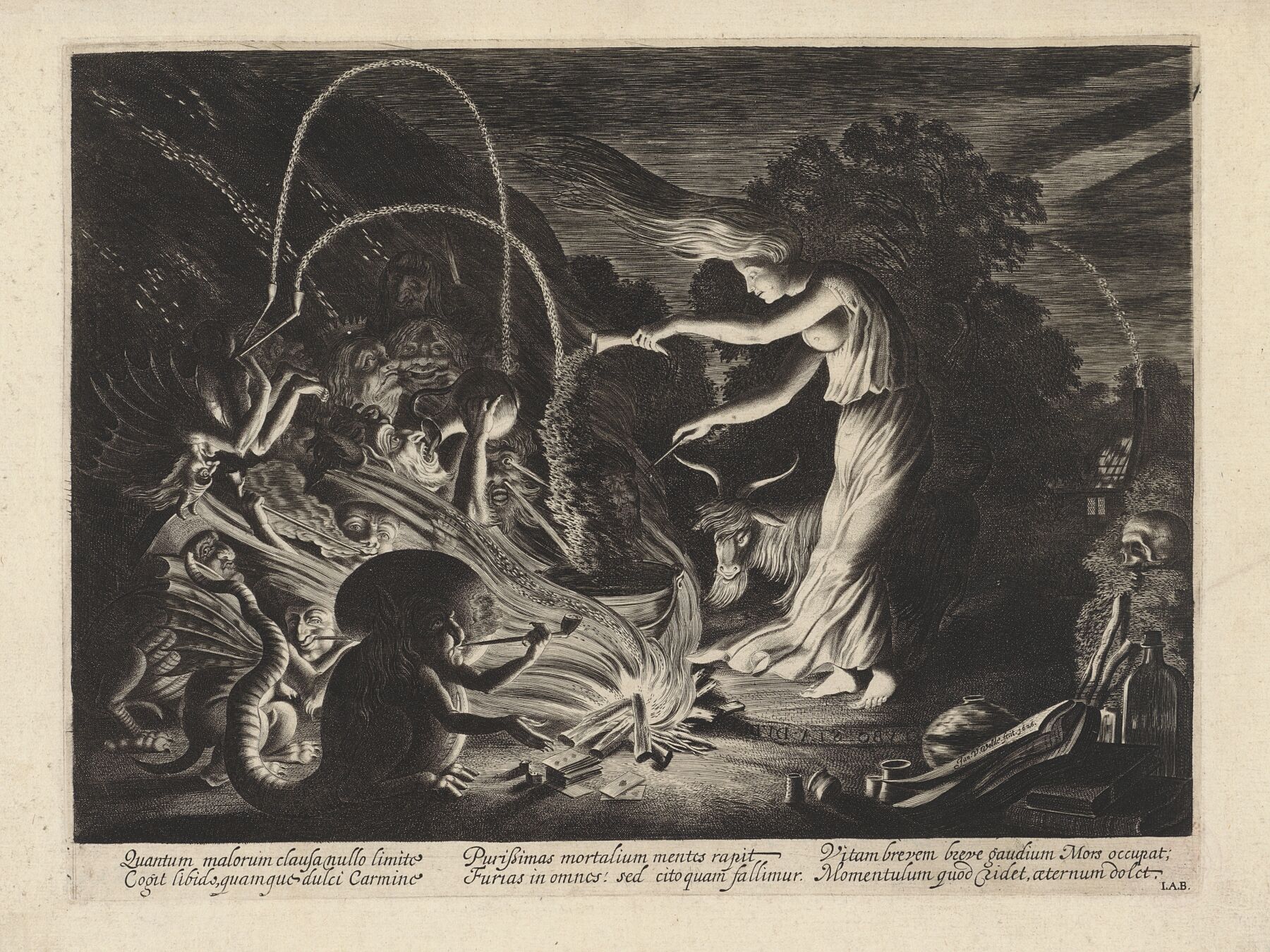 The Witch by Jan van de Velde (II) - 1626