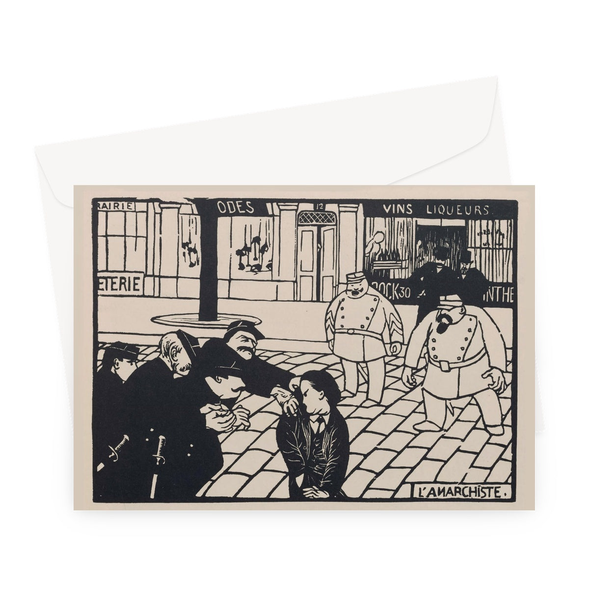 Anarchist by Felix Vallotton, 1892 - Greeting Card