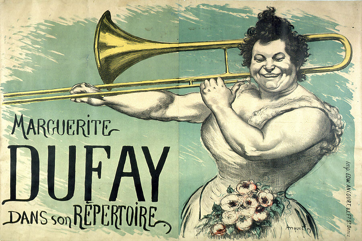 Louis Anquetin : 1861-1932 Titre - Marguerite Dufay dans son répertoire Editeur - Imp. Edw. Ancourt, Paris Date - 1899