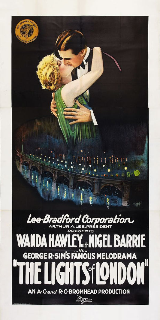 Poster for 'The Lights of London' - 1923