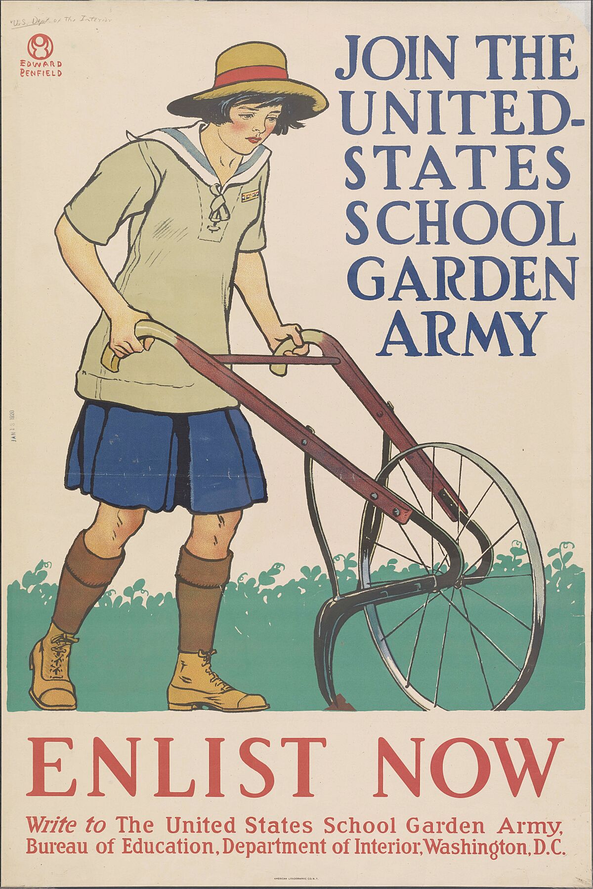 Join the United States School Army - 1918
