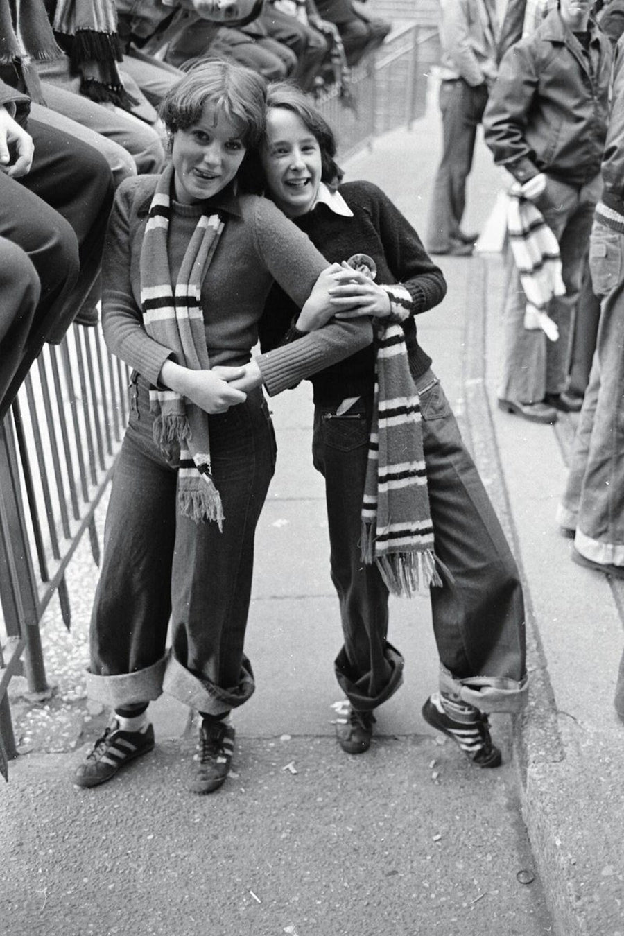 Two Manchester United fans by Iain SP Reid - 1976