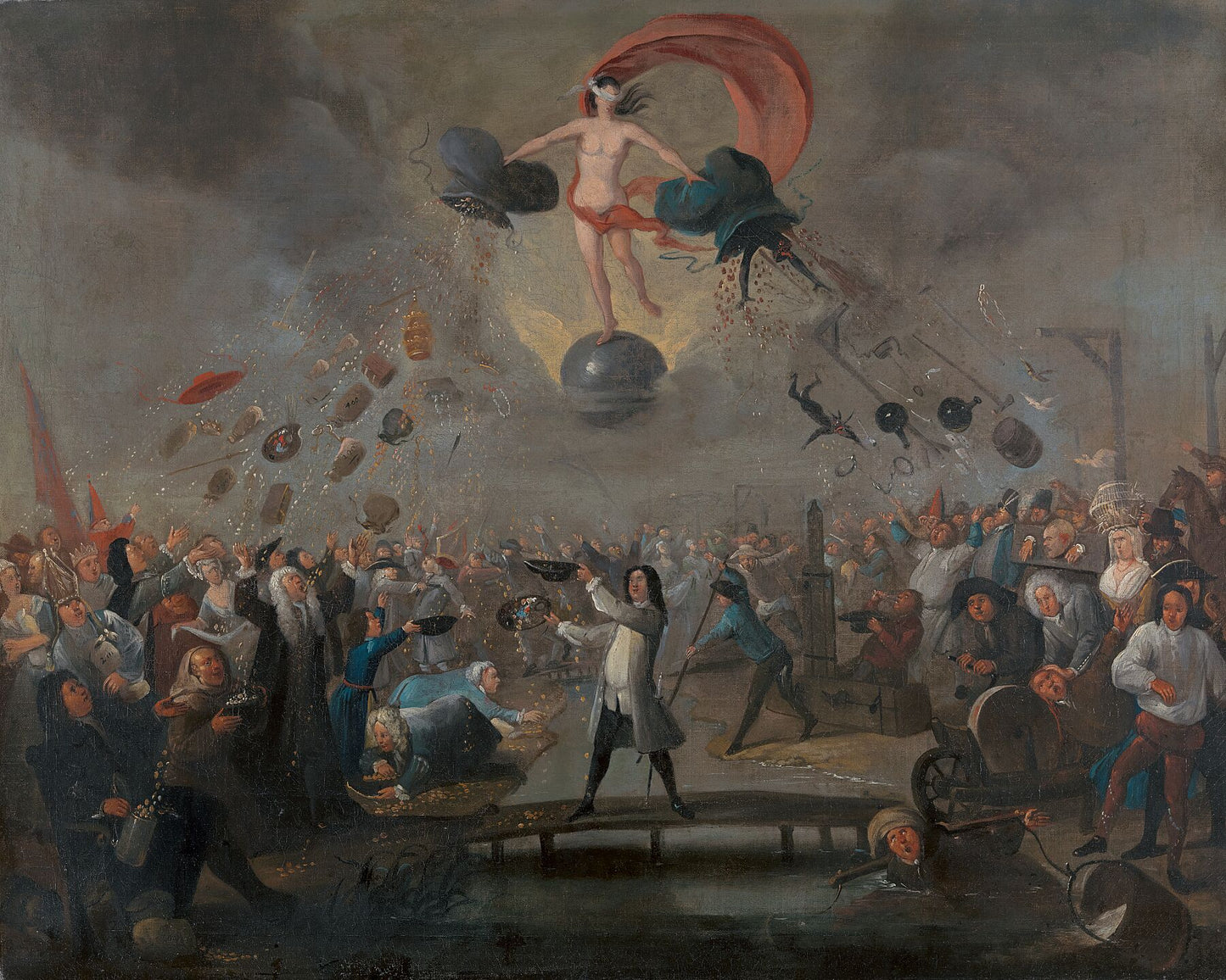 Balthazar Nebot, active 1730–1762, Spanish, active in Britain (from 1729), Allegory of Fortune, ca. 1730, Oil on canvas, Yale Center for British Art