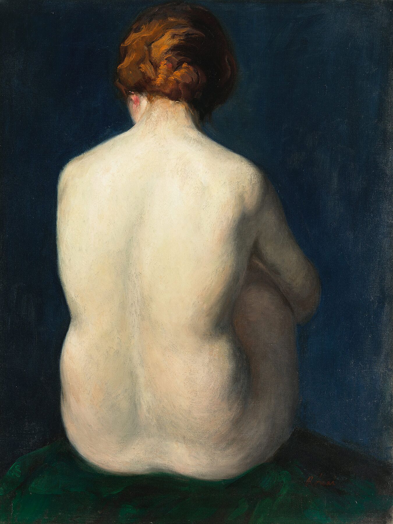 Back of a Nude Woman by József Rippl Rónai