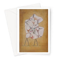 Siblings (aka Brother & Sister) by Paul_Klee, 1930 - Greeting Card