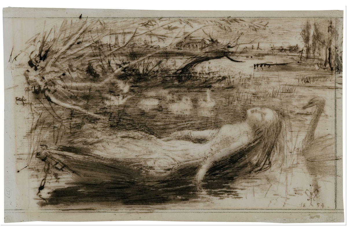The Lady of Shalott by Sir John Everett Millais - 1854