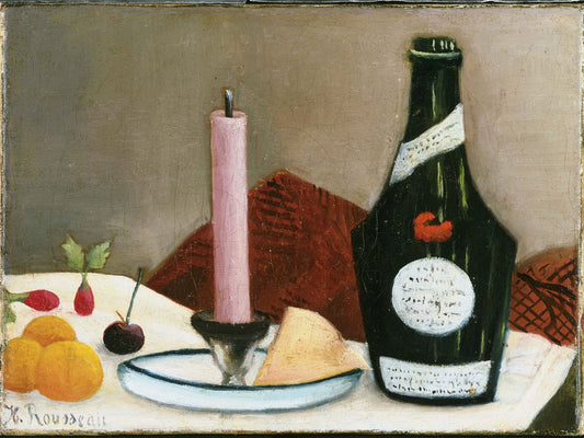The Pink Candle by Henri Rousseau - 1908