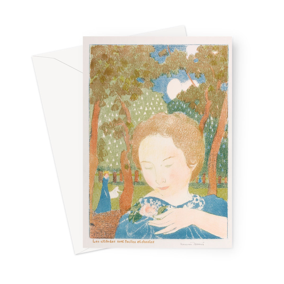 Attitudes are Easy and Chaste by Maurice Denis, 1899 - Greeting Card