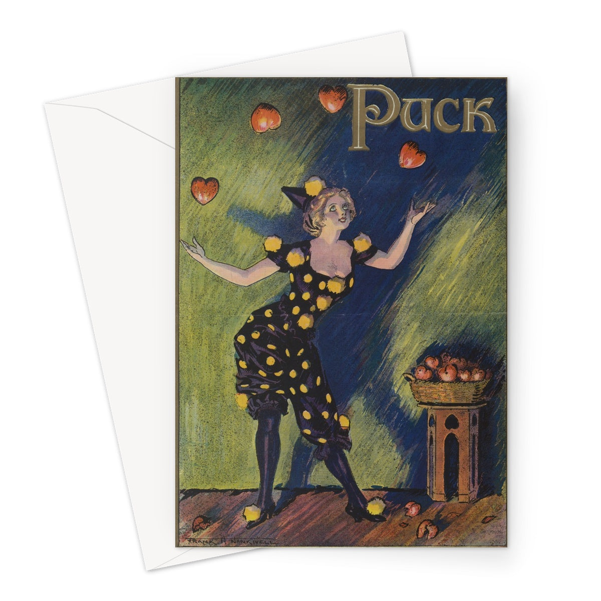 Saint Valentine for Puck magazine by Frank A. Nankivell, 1911.