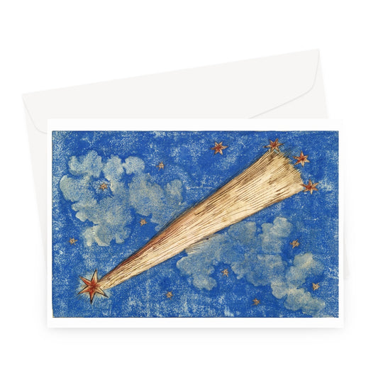 Painting of the Comet of 1532 - Greeting Card