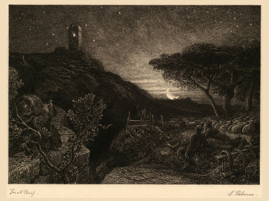 La torre solitaria de Samuel Palmer - 1879 