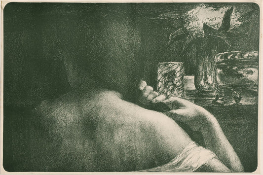 La Chevelure by Jules Léon Flandrin - 1899