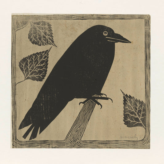 Crow by Samuel Jessurun de Mesquita - c. 1910