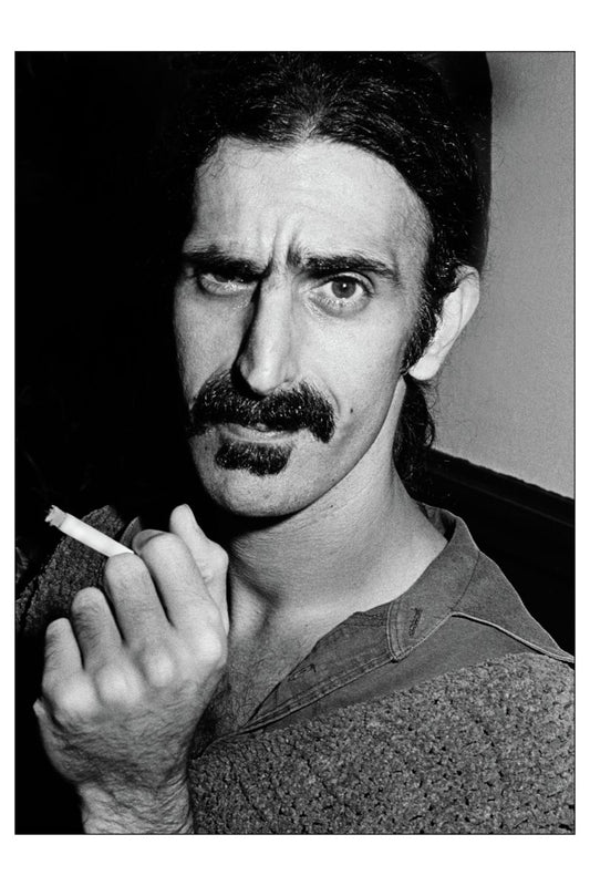 Frank Zappa at Max's Kansas City, New York - by Mark Weiss, 1981.