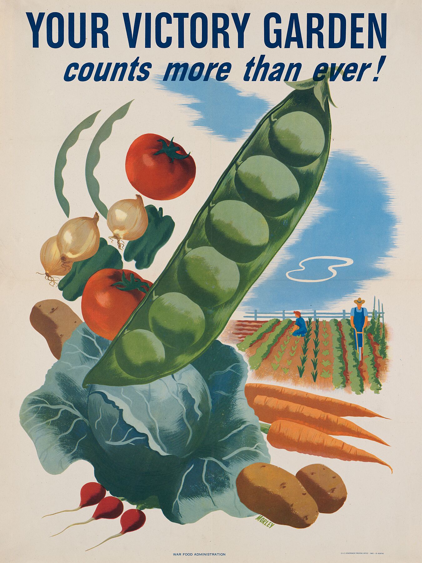Your Victory Garden Morley by Hubert Sponsor - 1945