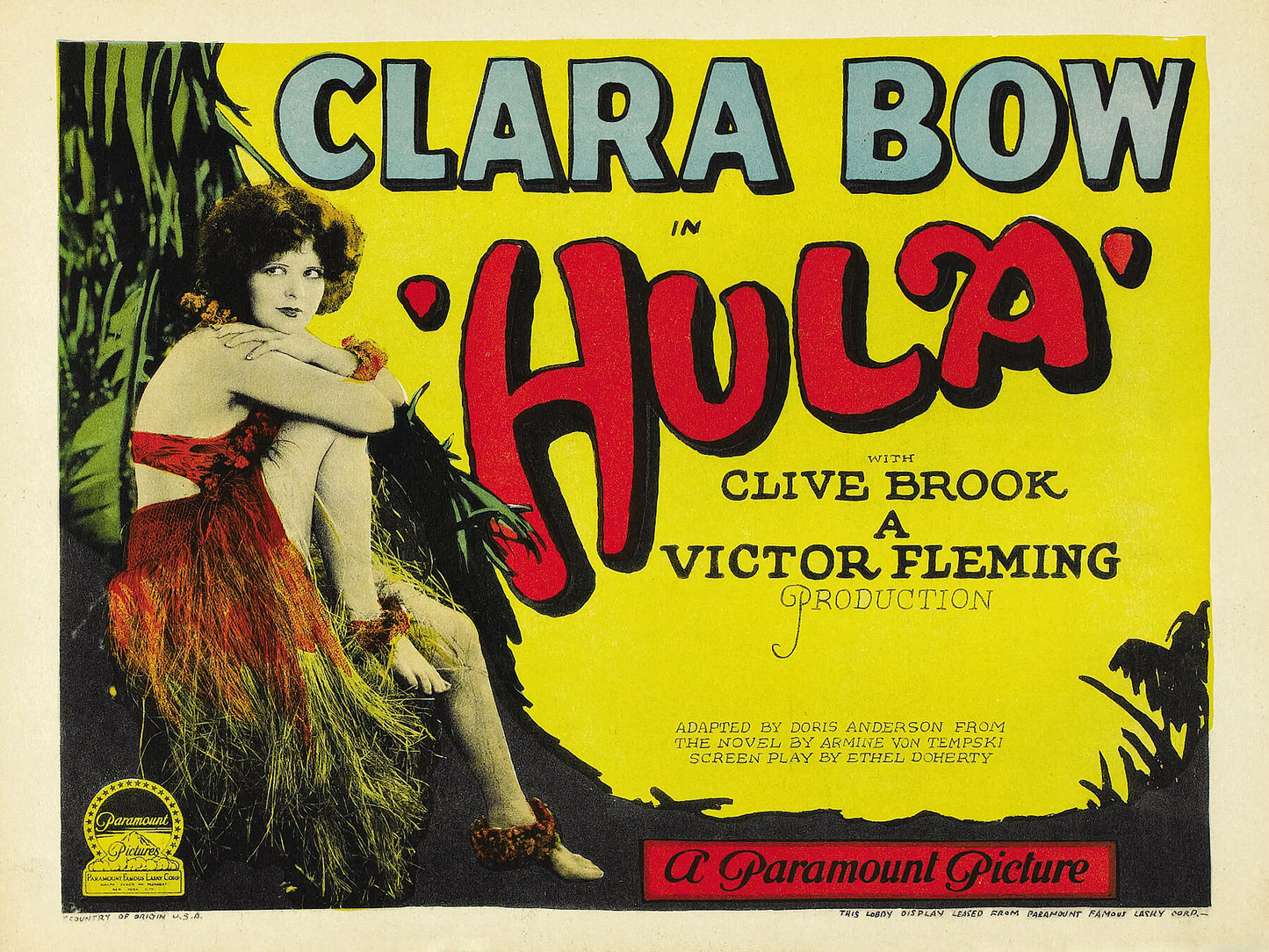 Póster de la película Hula (II) - 1927 