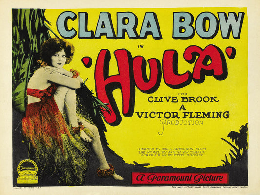 Hula Movie Poster (II) - 1927
