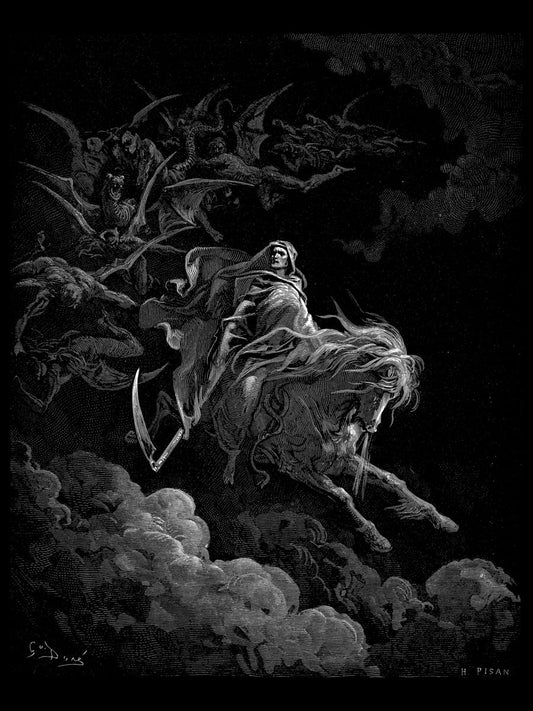 La Mort chevauche un cheval pâle de Gustave Doré - 1865 