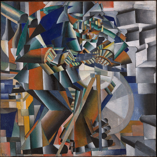 The Knife Grinder or Principle of Glittering by Kasimir Malevich - 1912–13