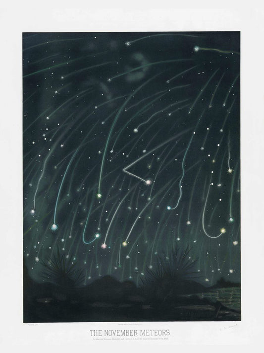 Los meteoros de noviembre de EL Trouvelot - 1868