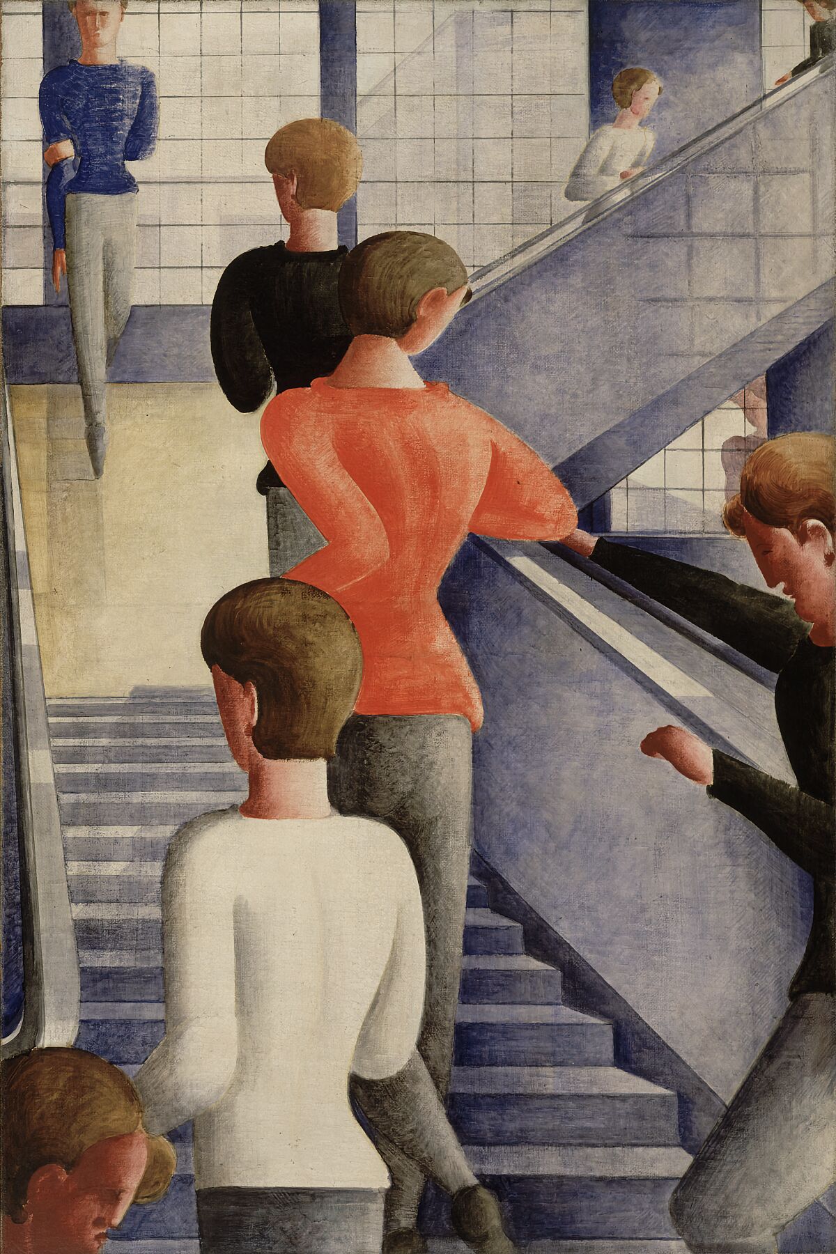 Bauhaus Stairway by Oskar Schlemmer - 1932