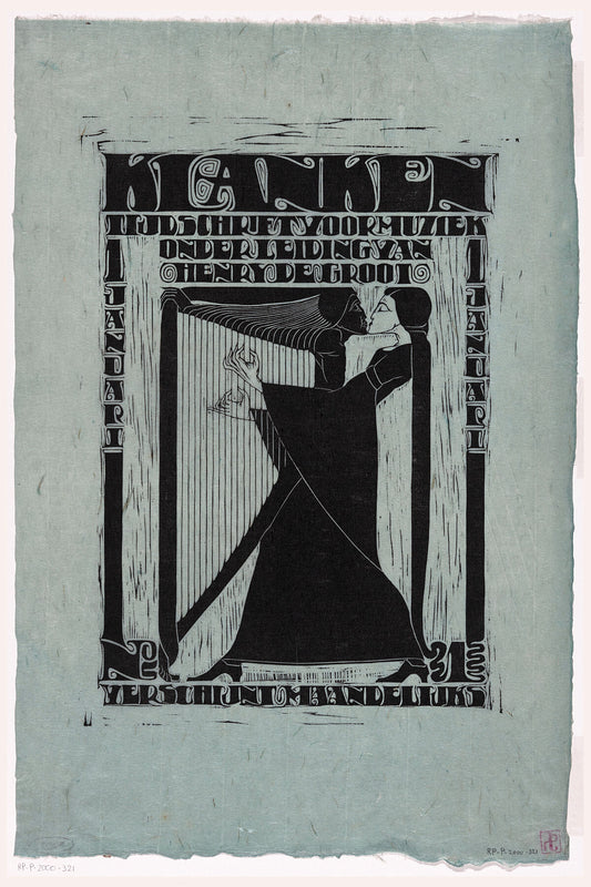Omslag tijdschrift Klanken by Chris Lebeau - 1888-1945