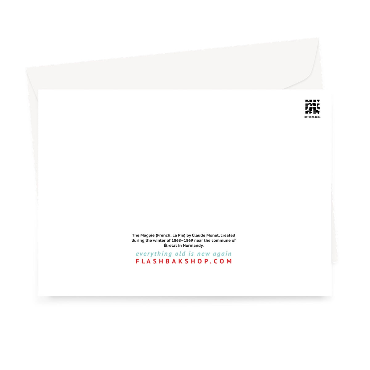 The Magpie by Claude Monet - Greeting Card