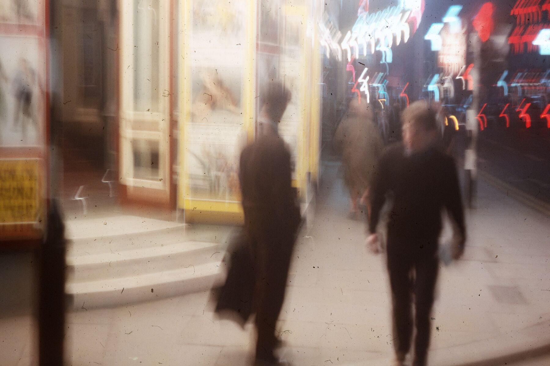 Young Men Outside a London Theatre by Bob Hyde - 1960s