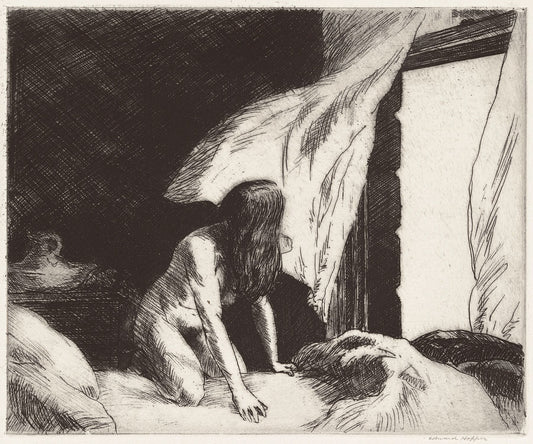 Evening Wind by Edward Hopper - 1921
