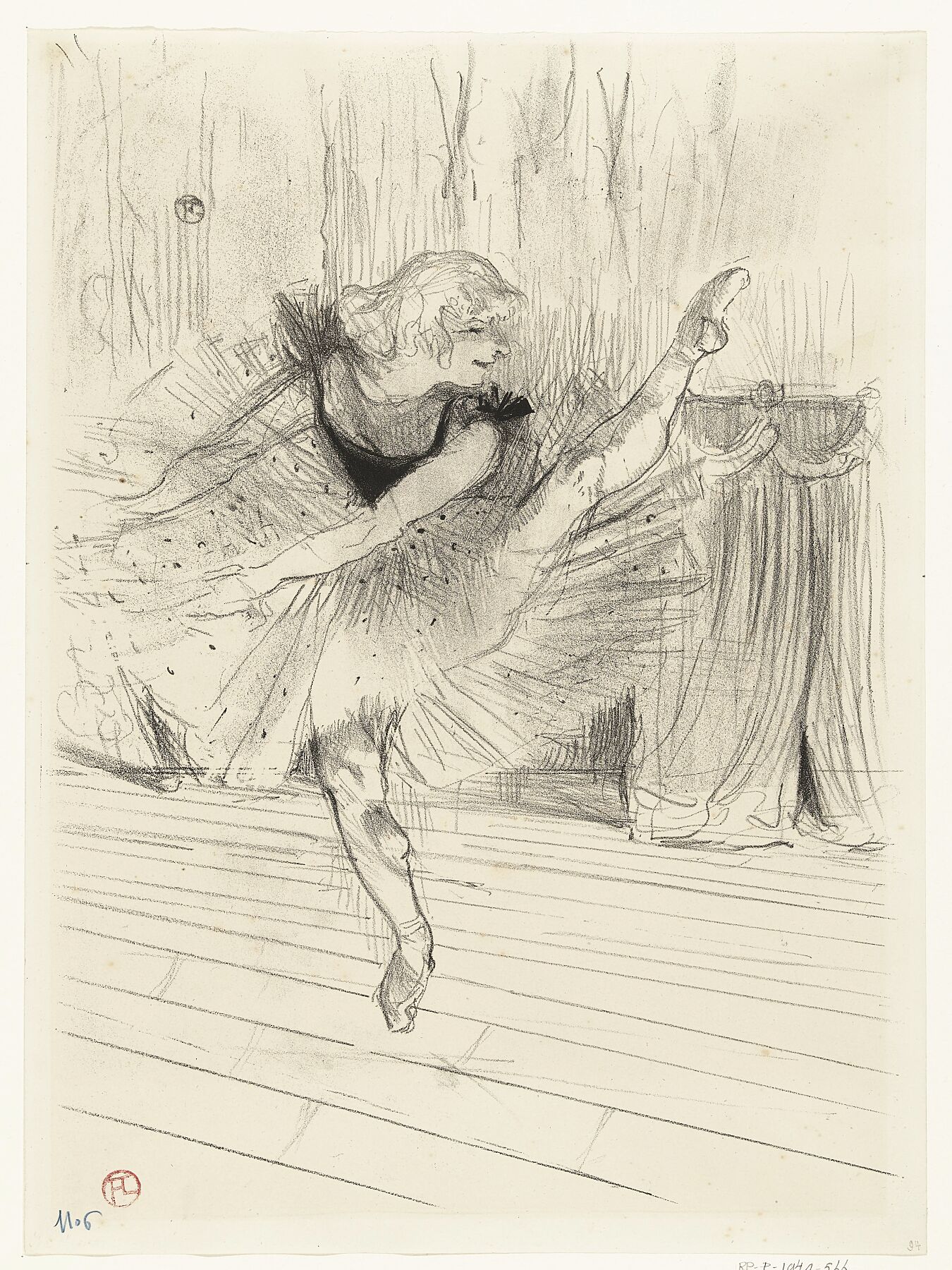 Portrait of dancer Ida Heath, Henri de Toulouse-Lautrec - 1894