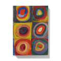 Color study - Squares with Concentric Rings by Wassily Kandinsky, 1913 -  Hardback Journal
