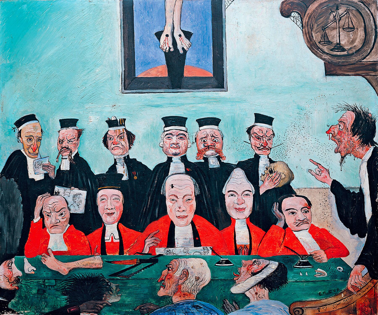 Good Judges by James Ensor, 1891
