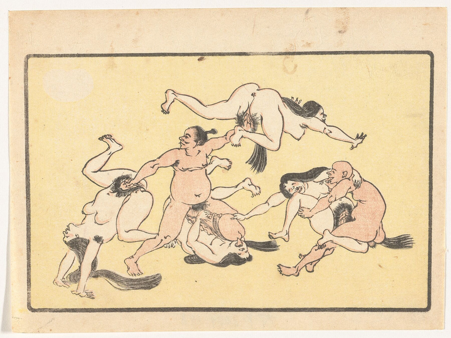 Orgy (3) by Kawanabe Kyôsai - c. 1870