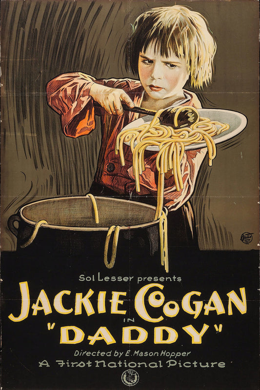 Affiche pour 'Papa' avec Jackie Coogan - 1923