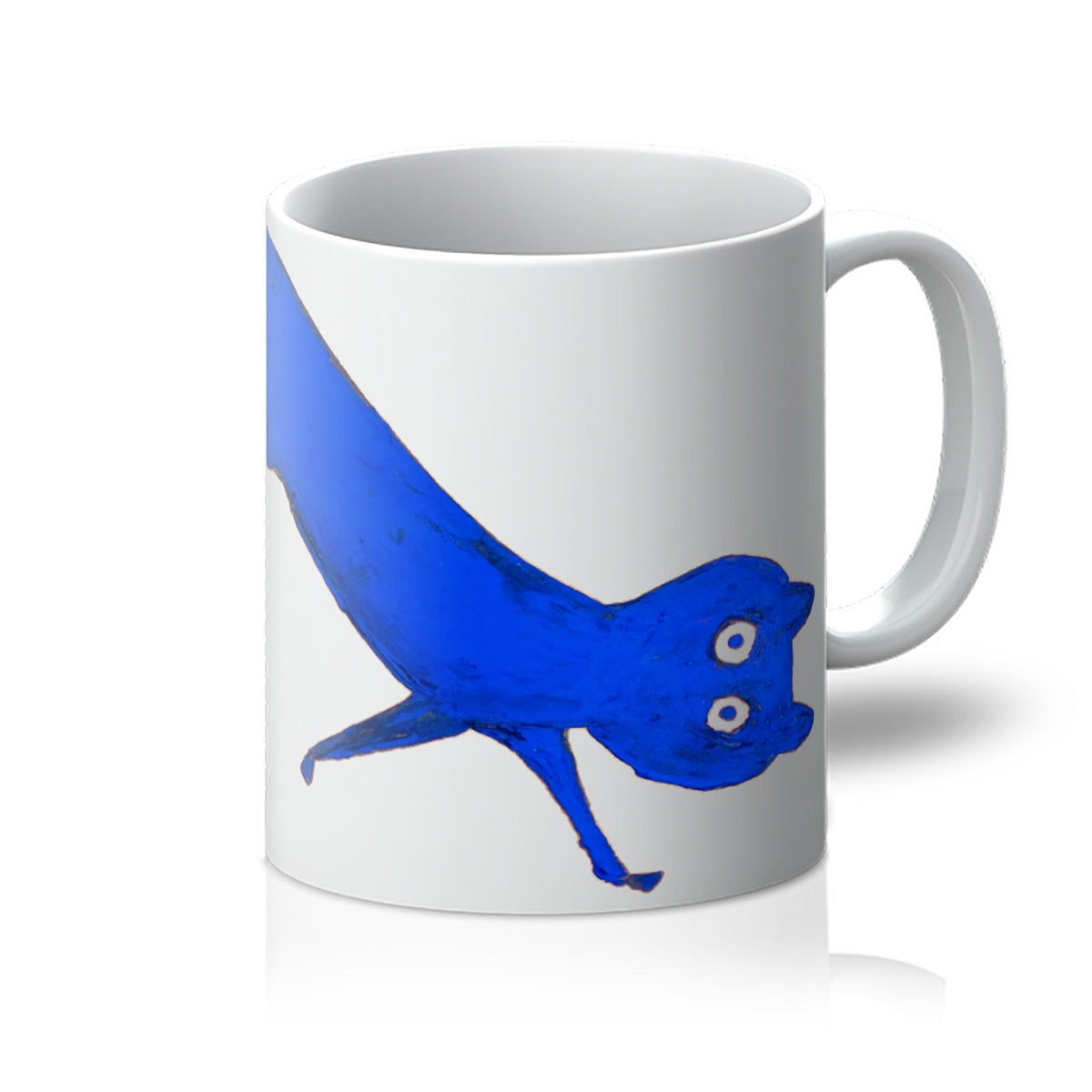 Blue Cat by Bill Traylor, c.1941 - Mug