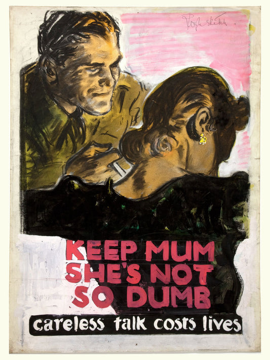 Keep Mum, cartel de guerra - c. 1940