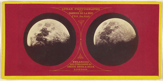 Lunar Photographs by Warren De La Rue - 1858