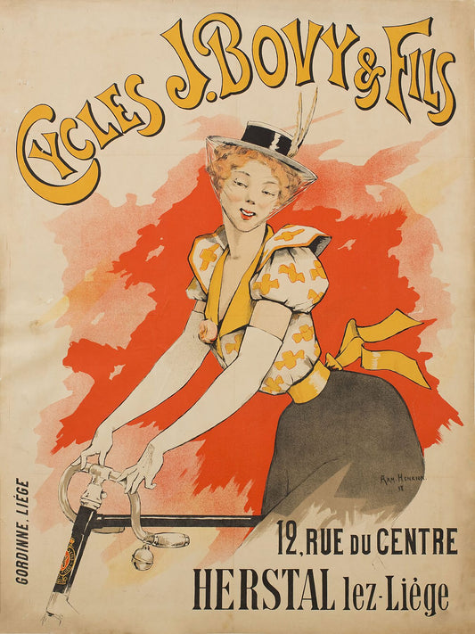 Cycles J.-Bovy and Fils by Armand Henrion - 1898