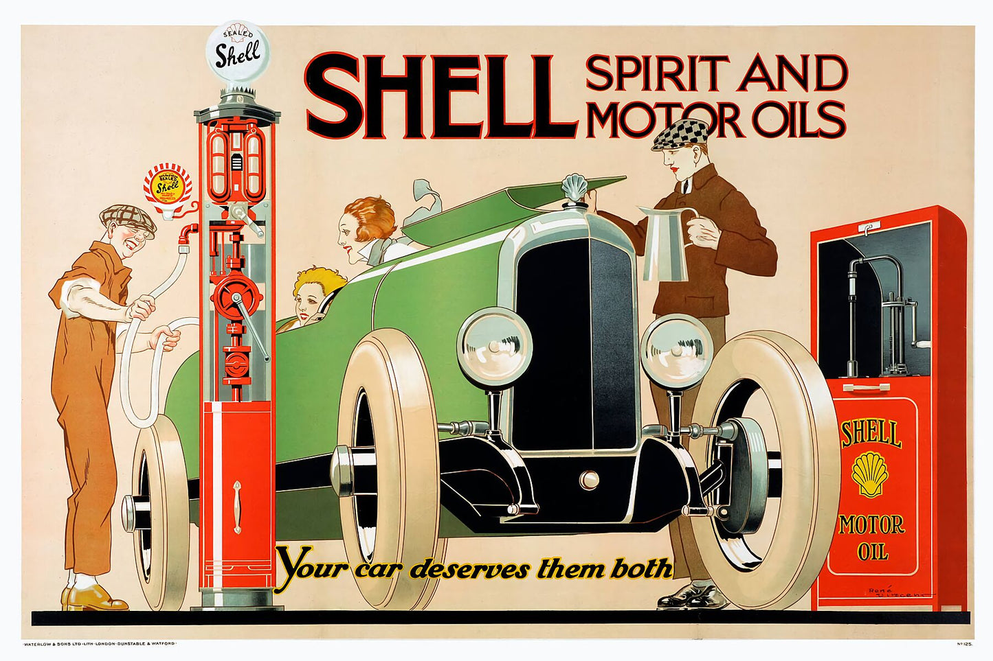 Shell Advert by Rene Vincent - 1926